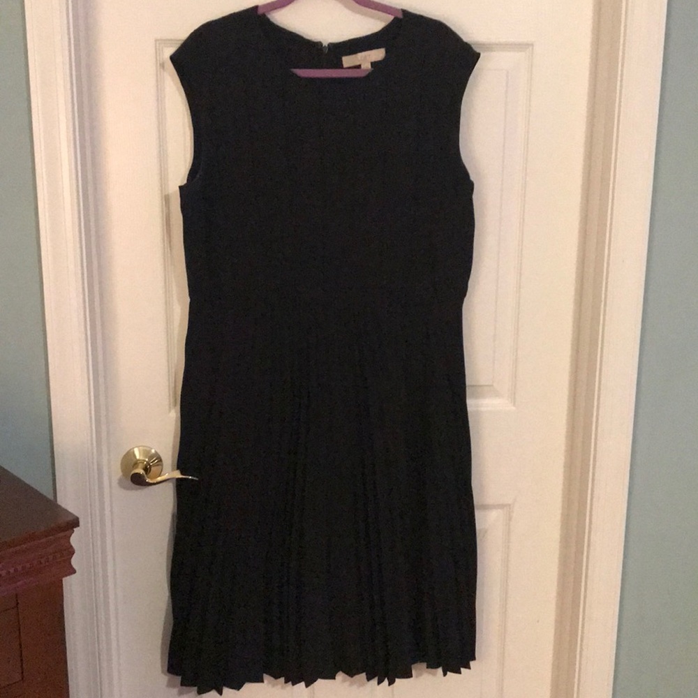 Black Pleated Dress
